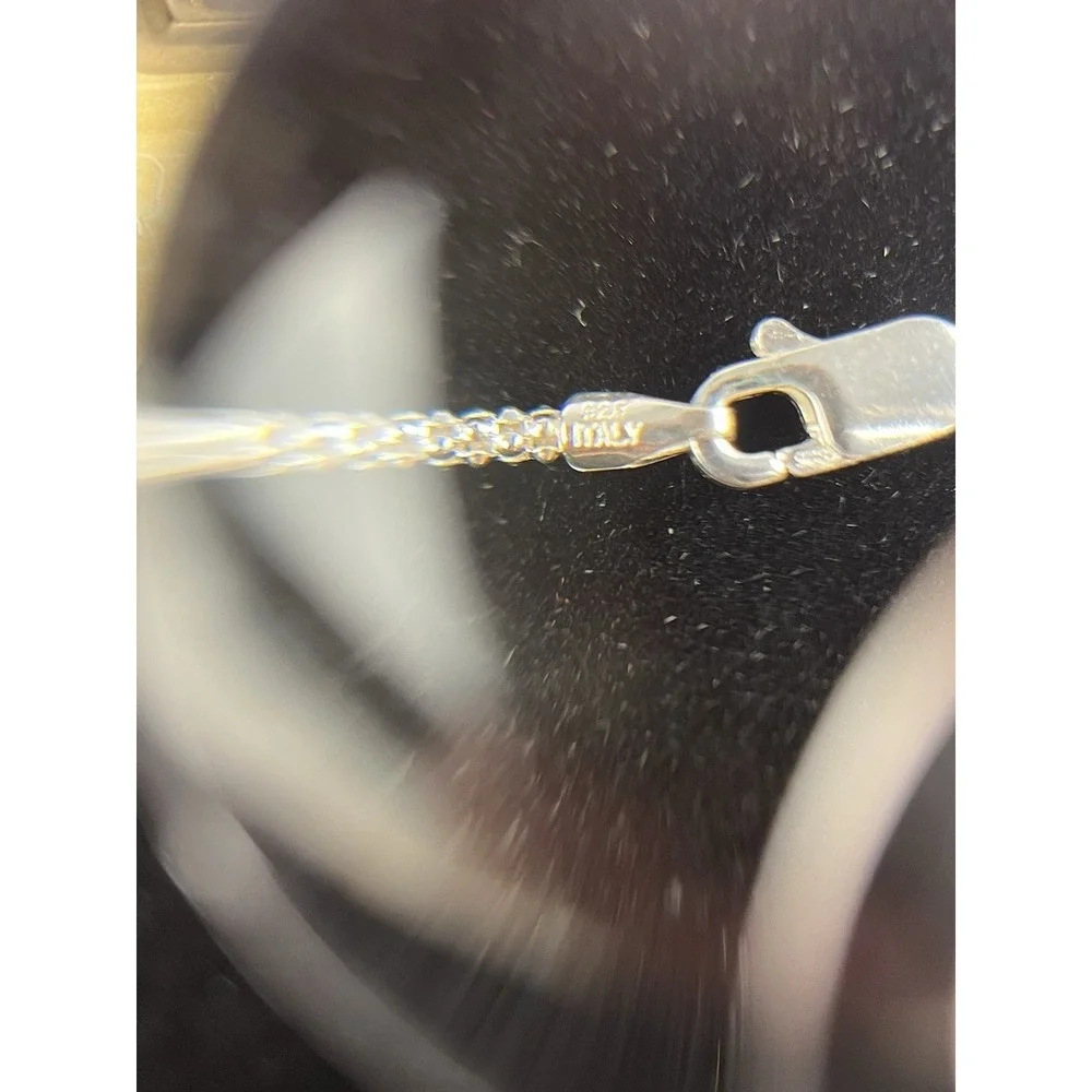 Vintage Sterling Silver 925 Popcorn Chain 16